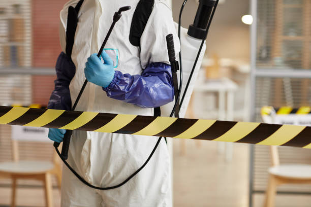 Professional Infectious Disease Decontamination technician working in Manasquan, NJ